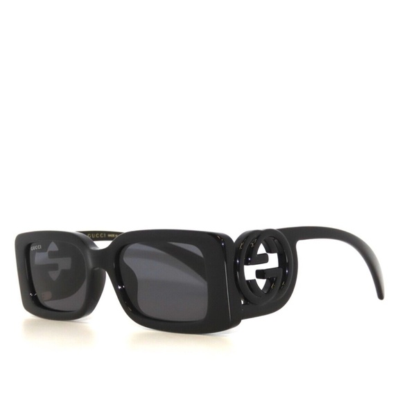 Gucci GG1325S 001 Black Gray Sunglasses 1325 - Picture 1 of 6